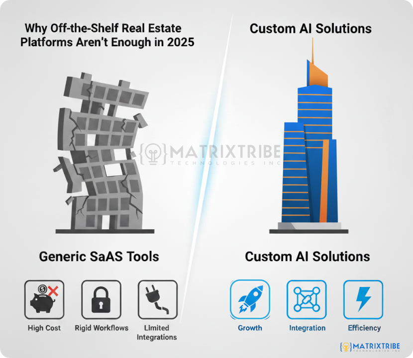 Off the shelf real estate platforms vs custom pipelines